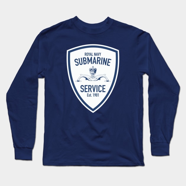 Royal Navy Submarine Service Long Sleeve T-Shirt by TCP